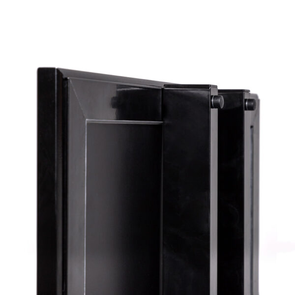 Menüständer Outdoor Schwarz 8 x 4 Einseitig