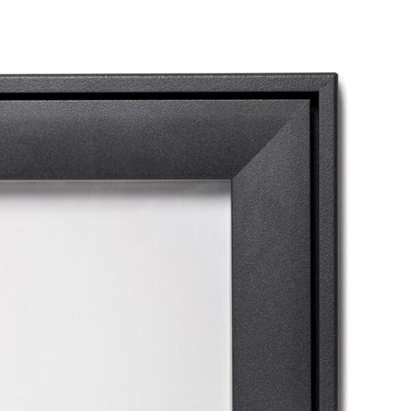 Indoor Lockable Showcase Silver 12x A4 RAL7016