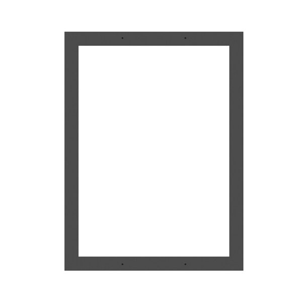 Indoor Lockable Showcase Silver 12x A4 RAL7016