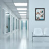 Indoor Lockable Showcase Black 12x A4