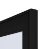 Indoor Lockable Showcase Black 12x A4