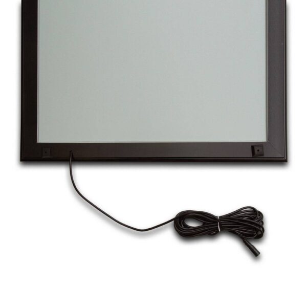 MenüKasten Outdoor Schwarz 2x DIN A4 LED