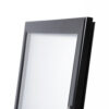 Speisekartenkasten Freistehend LED Schwarz