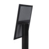 Speisekartenkasten Freistehend LED Schwarz