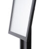 Speisekartenkasten Freistehend LED Schwarz