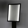 Speisekartenkasten Freistehend LED Schwarz
