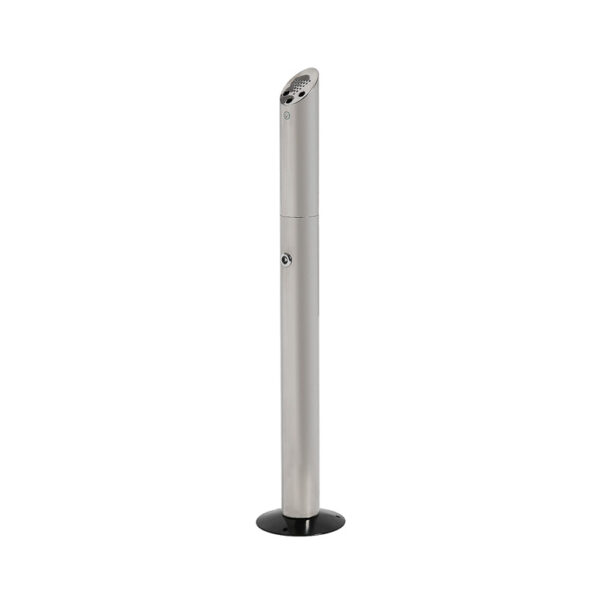 Cylindrical Ashtray Post Stainless Steel