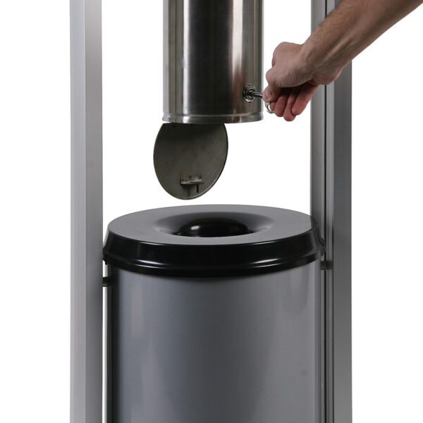 Rauchertisch für Außeneinsatz