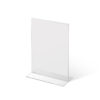 Acrylaufsteller in T-Form DIN A6 hoch