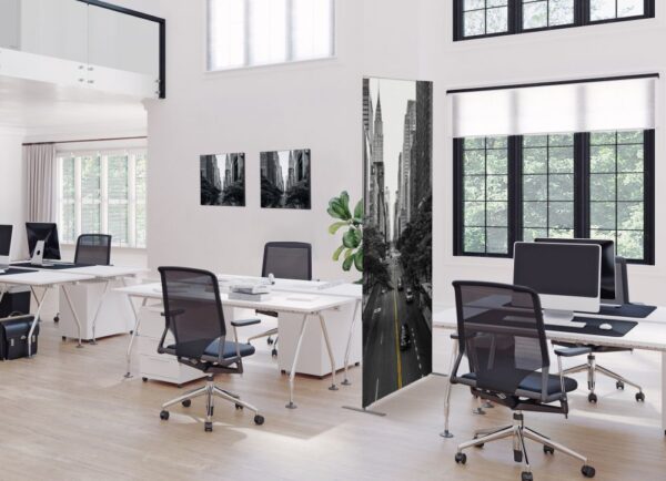 Spannstoff Wanddekoration SET 40 x 40 New York Manhattan