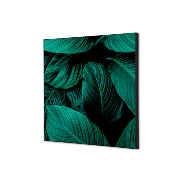 TFR22W400-SET-I4_1.jpg Spannstoff Wanddekoration SET 40 x 40 Botanische Blätter Grün