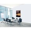 Spannstoff Wanddekoration SET 40 x 40 Palmen Sonnenuntergang Spannstoff Wanddekoration SET 40 x 40 Palmen Sonnenuntergang