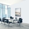 Spannstoff Wanddekoration SET 40 x 40 Schiffe Meer