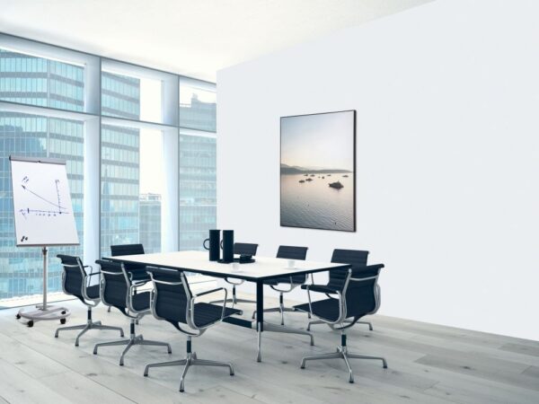 Spannstoff Wanddekoration SET 40 x 40 Schiffe Meer