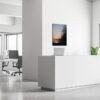 Spannstoff Wanddekoration SET 40 x 40 Wald Sonnenaufgang