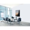Spannstoff Wanddekoration SET 40 x 40 Wald Sonnenaufgang