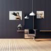 Spannstoffrahmen Elegant Schwarz 40 x 40 cm