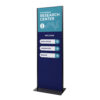 Totem Panel Plus 700x2000x3mm RAL9005 Schwarz