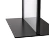 Totem Panel Plus 700x2000x3mm RAL9005 Schwarz