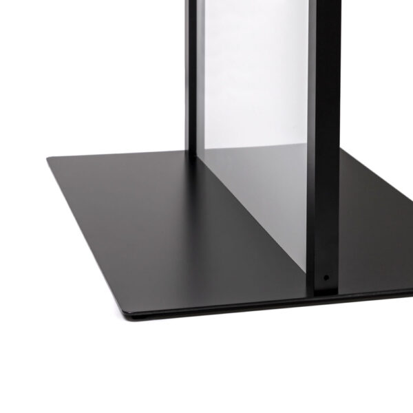 Totem Panel Plus 700x2000x3mm RAL9005 Schwarz