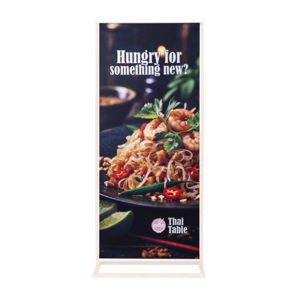 Banner állvány Rustic 85 x 200 cm