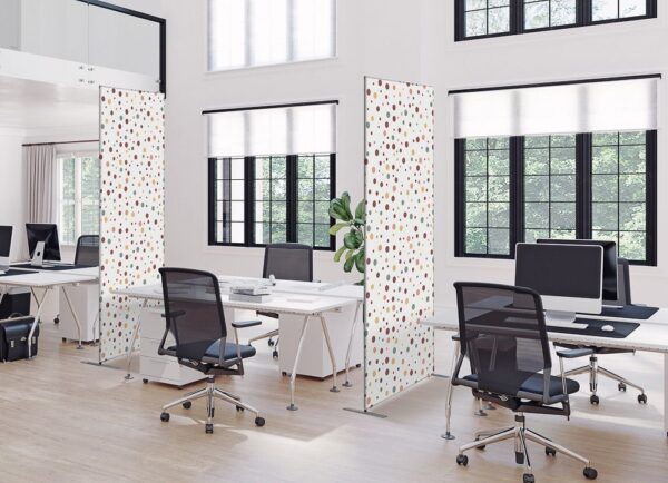Textile Room Divider Deco 85-200 Double Dots E.I2 ECO