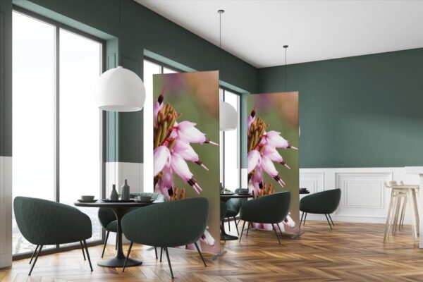Textile Room Divider Deco 85-200 Double Pink Flower Erica
