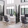 Textile Room Divider Deco 100-200 Double NY M. I21 ECO