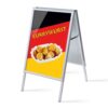 Járdatábla A1 komplett szett, Currywurst motívum