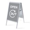 ZPA1G32MEI242_1.jpg A-Board A1 Complete Set Open 24/7 Grey English