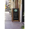 Kundenstopper Tafel Holz Antik