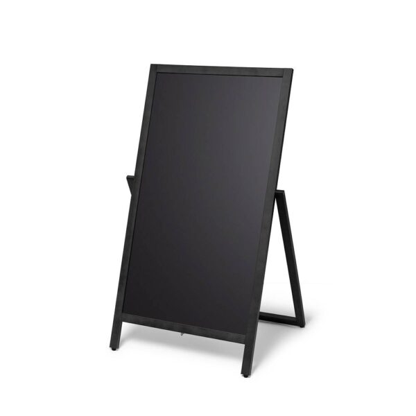 Holz Kundenstopper Flip 55x105 cm Schwarz