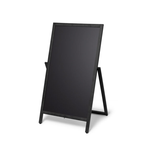 Holz Kundenstopper Flip 55x105 cm Schwarz