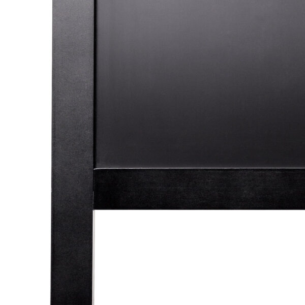 Holz Kundenstopper Flip 55x105 cm Schwarz