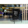 Kreidetafel Kundenstopper Swing 50 x 70 cm Schwarz