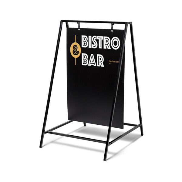 Kreidetafel Kundenstopper Swing 50 x 70 cm Schwarz