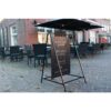 Kreidetafel Kundenstopper Swing 50 x 70 cm Schwarz