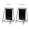 Kreidetafel Kundenstopper Swing 50 x 70 cm Schwarz