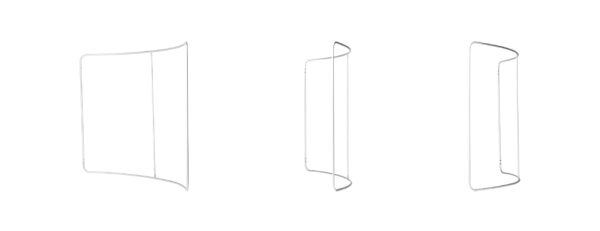 Zipper-Wall Curved 300x230cm