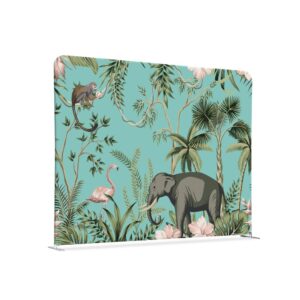 Promic b.v. Textil Raumteiler 150-150 Doppel Kinderecke Tropische Tiere