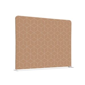 Promic b.v. Textil Raumteiler 150-150 Doppel Hexagon Beige