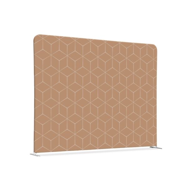 Promic b.v. Textil Raumteiler 150-150 Doppel Hexagon Beige