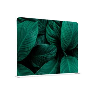 Promic b.v. Textil Raumteiler 150-150 Doppel Botanische Grüne Blätter