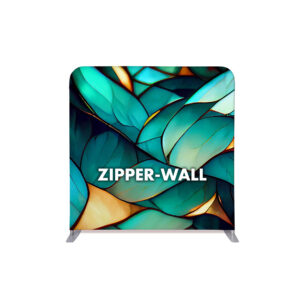 ZWSE150-150_1.jpg Zipper-Wall Straight Basic egyenes textilfal, 150 x 150 cm